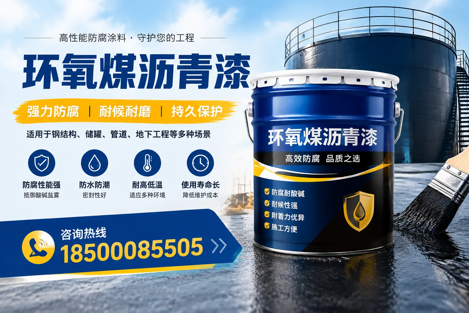 环氧煤沥青漆在工业中的应用,临夏企业的选择