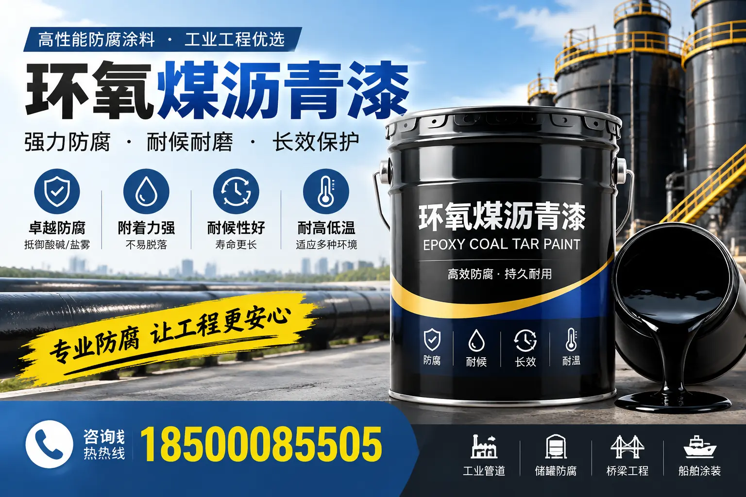 环氧煤沥青漆的施工方法与注意事项,确保在临夏顺利完成
